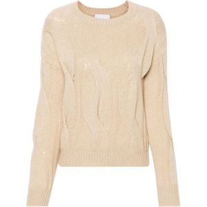 Kujten, Dames, Truien, Beige, Maat: M Kasjmier,