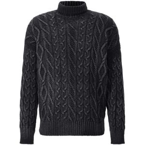 Avant Toi, Heren, Truien, Zwart, Maat: M Wol,