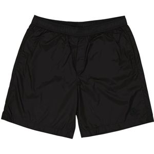 Moncler, Heren, Badkleding, Zwart, Maat: M Nylon,