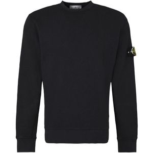 Stone Island, Heren, Truien, Blauw, Maat: 2XL Fleece,