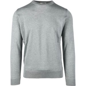 Filippo De Laurentiis, Heren, Truien, Grijs, Maat: L Katoen,