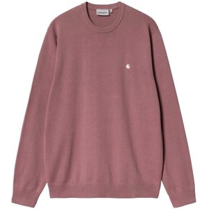 Carhartt Wip, Heren, Truien, Roze, Maat: M Katoen,