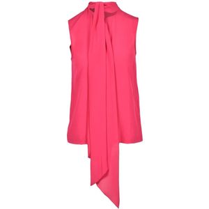 Patrizia Pepe, Dames, Tops, Roze, Maat: XS Voile,