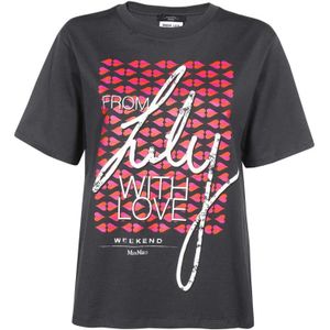 Weekend Max Mara, Dames, Tops, Zwart, Maat: XS Katoen,