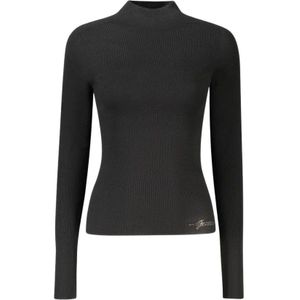 Guess - Zwarte Wollen Dames Trui - Truien & Vesten - Met Strass Applicaties