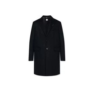 Burberry Wollen jas , Black , Heren , Maat: L