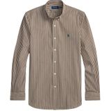 Polo Ralph Lauren - Overhemd - Bruin Groen Wit - Gestreept - Lange Mouw
