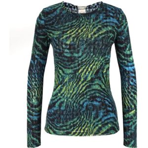 Diane Von Furstenberg, Dames, Tops, Groen, Maat: XS Nylon,