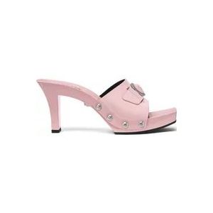 Versace Roze Hoge Hak Sandalen , Pink , Dames , Maat: 39 EU