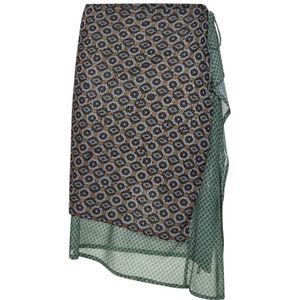 Dries Van Noten, Dames, Rokken, Veelkleurig, Maat: S Zijde,