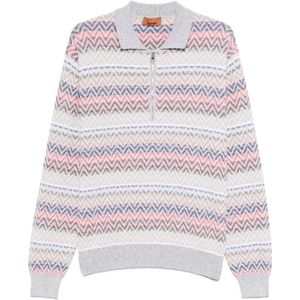 Missoni, Heren, Tops, Veelkleurig, Maat: M Katoen,