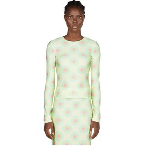 Sportmax, Dames, Tops, Veelkleurig, Maat: S Jersey,