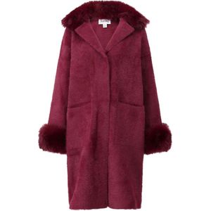 Joseph Ribkoff, Dames, Mantels, Rood, Maat: XL