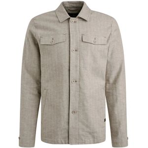 Vanguard, Heren, Overhemden, Beige, Maat: L Linnen,