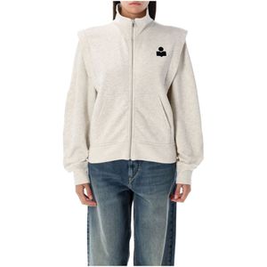 Marant étoile, Dames, Sweatshirts & Hoodies, Beige, Maat: S Katoen,