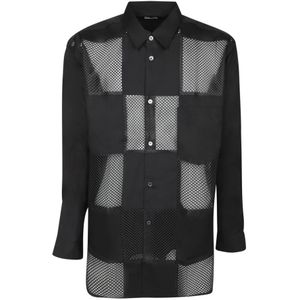 Comme des Garçons, Heren, Overhemden, Zwart, Maat: S Katoen,