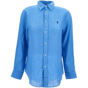 Polo Ralph Lauren, Dames, Blouses & Shirts, Blauw, Maat: XS