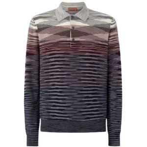 Missoni, Heren, Tops, Veelkleurig, Maat: M Wol,