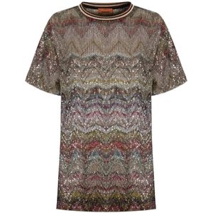 Missoni, Dames, Tops, Veelkleurig, Maat: M