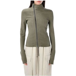 Rick Owens, Dames, Jassen, Groen, Maat: S Leer,