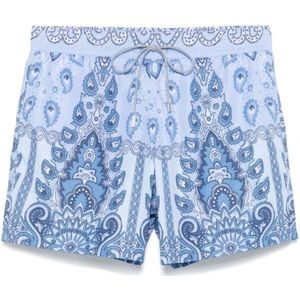 Etro, Heren, Badkleding, Blauw, Maat: M Viscose,
