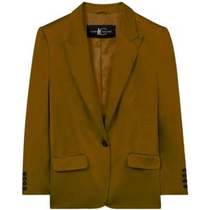 Luisa Cerano, Dames, Jassen, Bruin, Maat: XL Satijn,