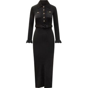 Self Portrait, Dames, Jurken, Zwart, Maat: XS