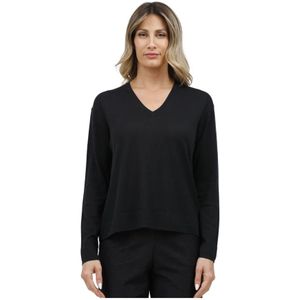 Max Mara, Dames, Truien, Blauw, Maat: S Katoen,