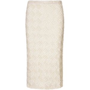 P.a.r.o.s.h., Dames, Rokken, Wit, Maat: S Polyamide,