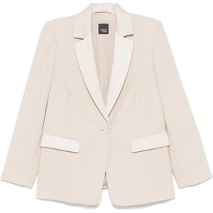 Marina Rinaldi, Dames, Jassen, Beige, Maat: 2XL Leer,