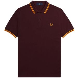 Fred Perry, Heren, Tops, Rood, Maat: S Katoen,
