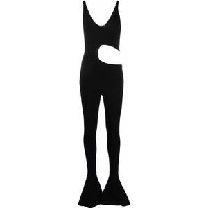 Stella McCartney, Dames, Jumpsuits & Playsuits, Zwart, Maat: XS Viscose,