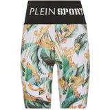 Plein Sport, Dames, Korte broeken, Veelkleurig, Maat: XS Poliester,