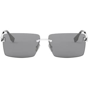 Fendi, unisex, Accessoires, Grijs, Maat: 60 MM Nylon,
