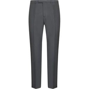 Gucci, Heren, Broeken, Grijs, Maat: L Leer,