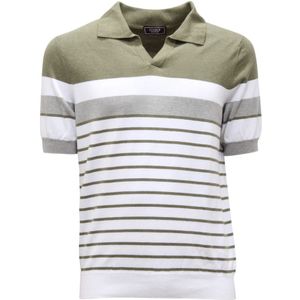 Peserico, Heren, Tops, Groen, Maat: S