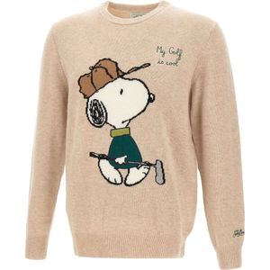 MC2 Saint Barth, Heren, Truien, Beige, Maat: L Wol,