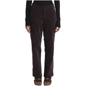 Reiko, Dames, Broeken, Grijs, Maat: W27 Velours,