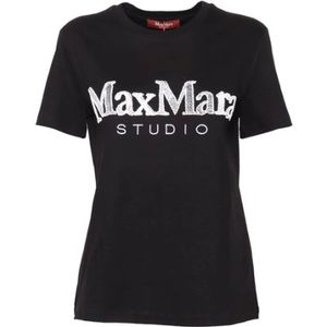 Max Mara, Dames, Tops, Zwart, Maat: XS