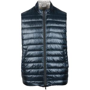 Herno, Heren, Jassen, Blauw, Maat: M Polyamide,