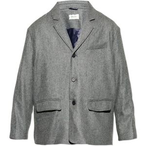 American Vintage, Heren, Jassen, Grijs, Maat: S Wol,