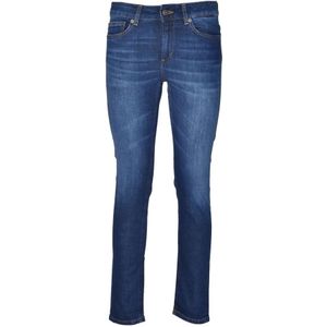 Dondup, Dames, Jeans, Blauw, Maat: W24 Katoen,