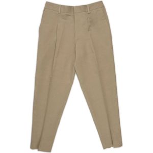 Calvin Klein, Heren, Broeken, Beige, Maat: XS Linnen,