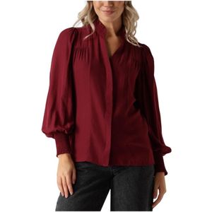 Co'Couture, Dames, Blouses & Shirts, Rood, Maat: 3XS