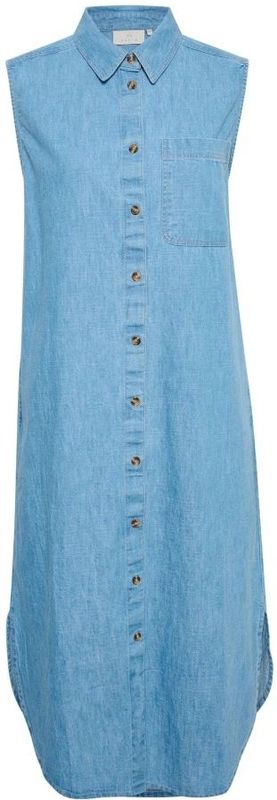 Kaffe Blousejurk 'Louise'  blauw denim