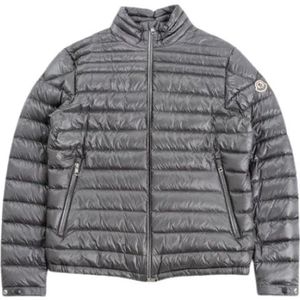 Moncler, Heren, Jassen, Grijs, Maat: XL Polyamide,