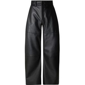 Soeur, Dames, Broeken, Zwart, Maat: 3XS Leer,