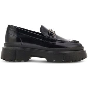 Hogan, Dames, Schoenen, Zwart, Maat: 39 EU Leer,