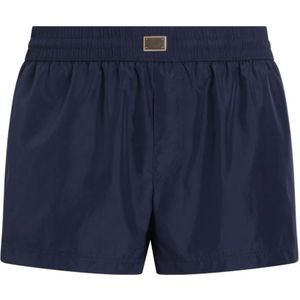 Dolce & Gabbana, Heren, Badkleding, Blauw, Maat: 2XL