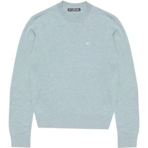 Acne Studios, Heren, Truien, Blauw, Maat: XS Wol,